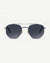 JONES 70s Sunglasses Decade Eyewear SILVER REVO