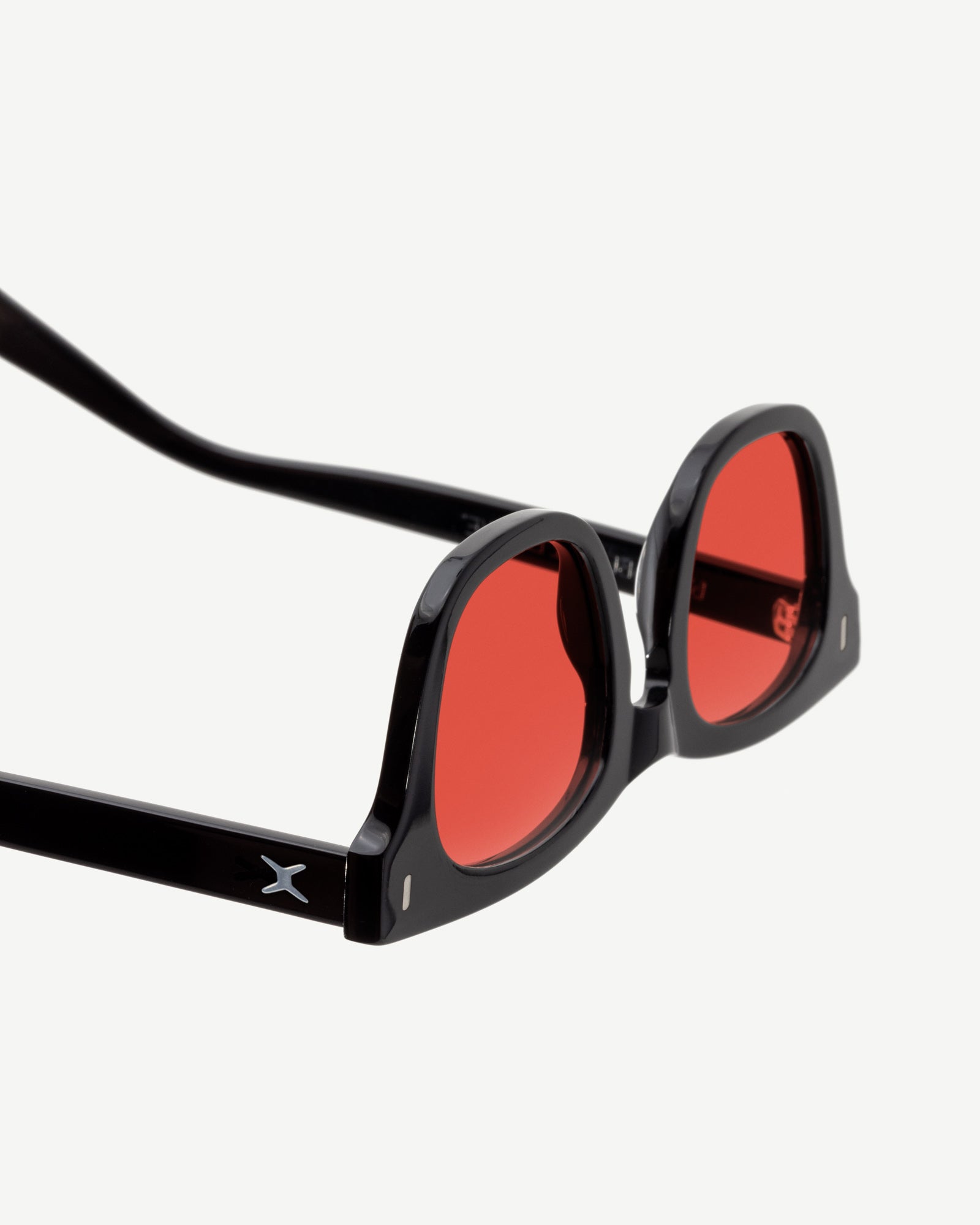 DECADE EARL 50s ブラックフレームレッドレンズ EARL 50s – Decade Eyewear