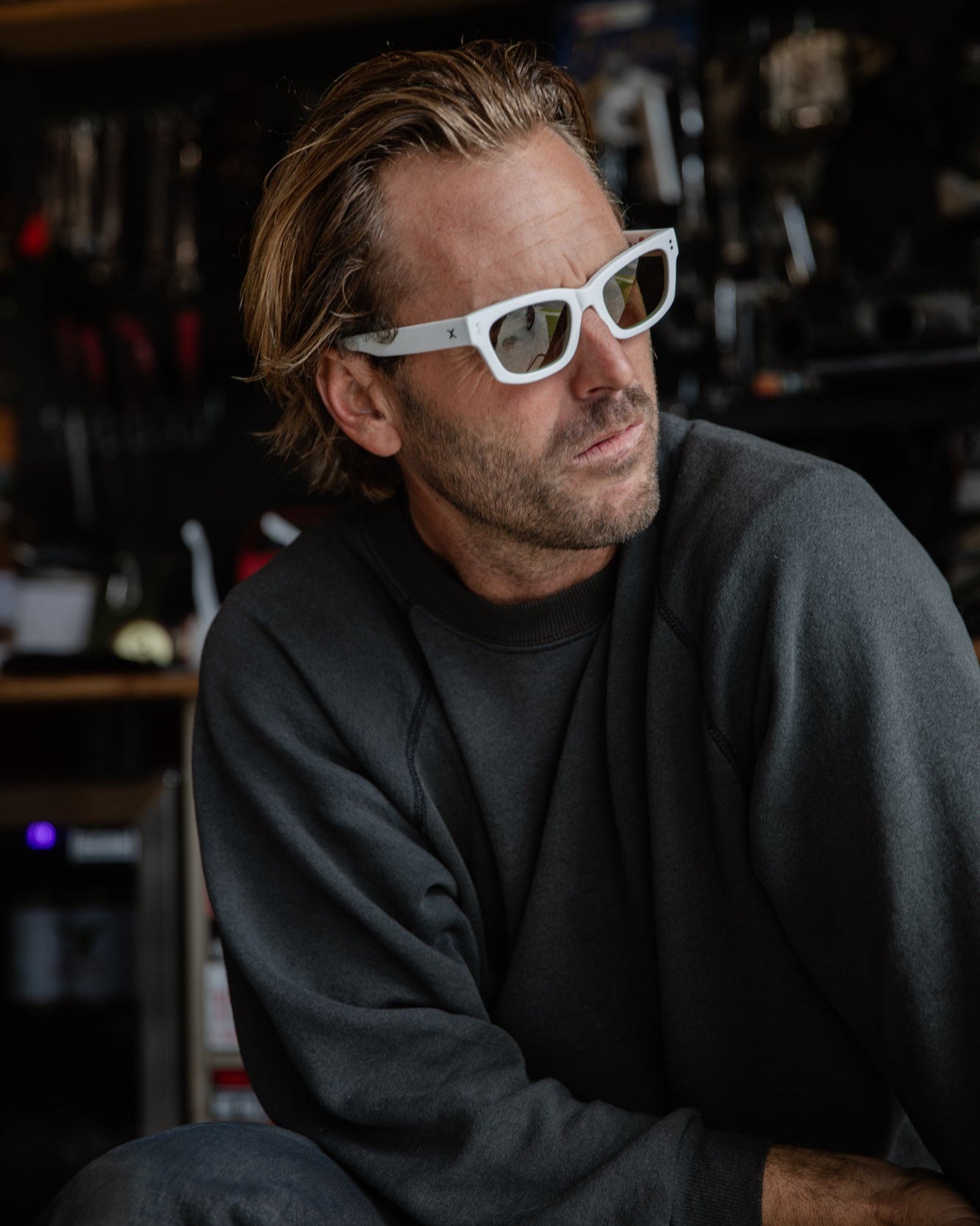 DECADE × Dice MILTON 60s オフホワイト　新品同様 MILTON 60s X Dice – Decade Eyewear